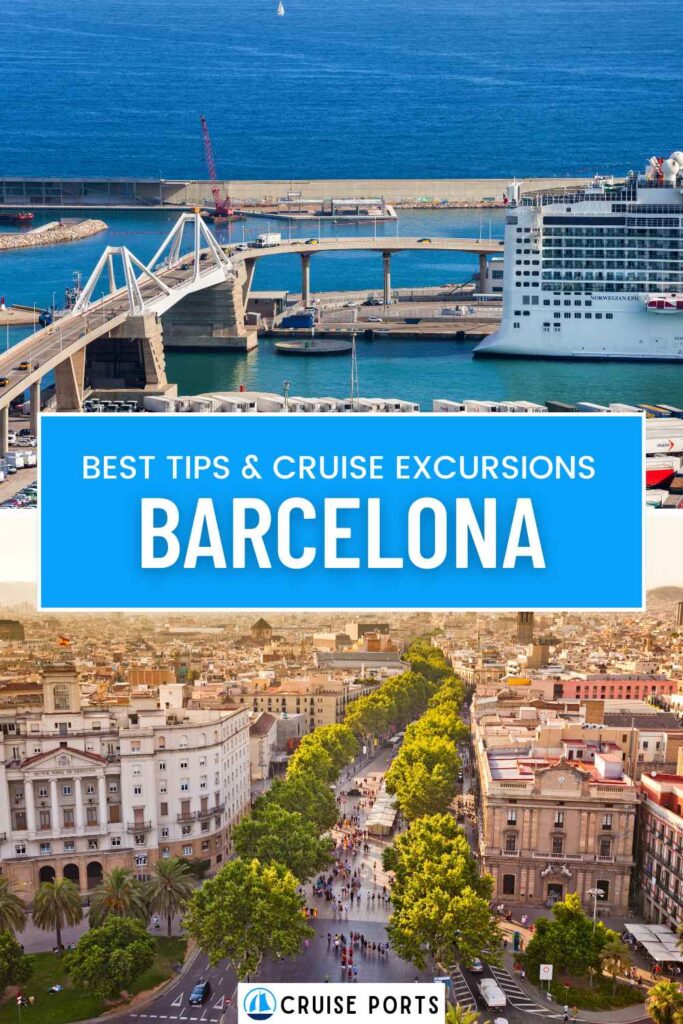 Barcelona cruise port pin