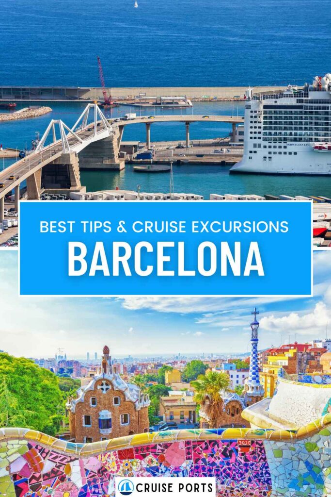 Barcelona cruise port pin