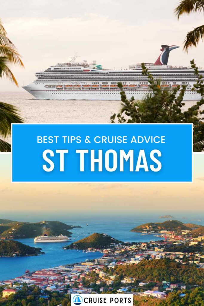 St Thomas cruise port pin