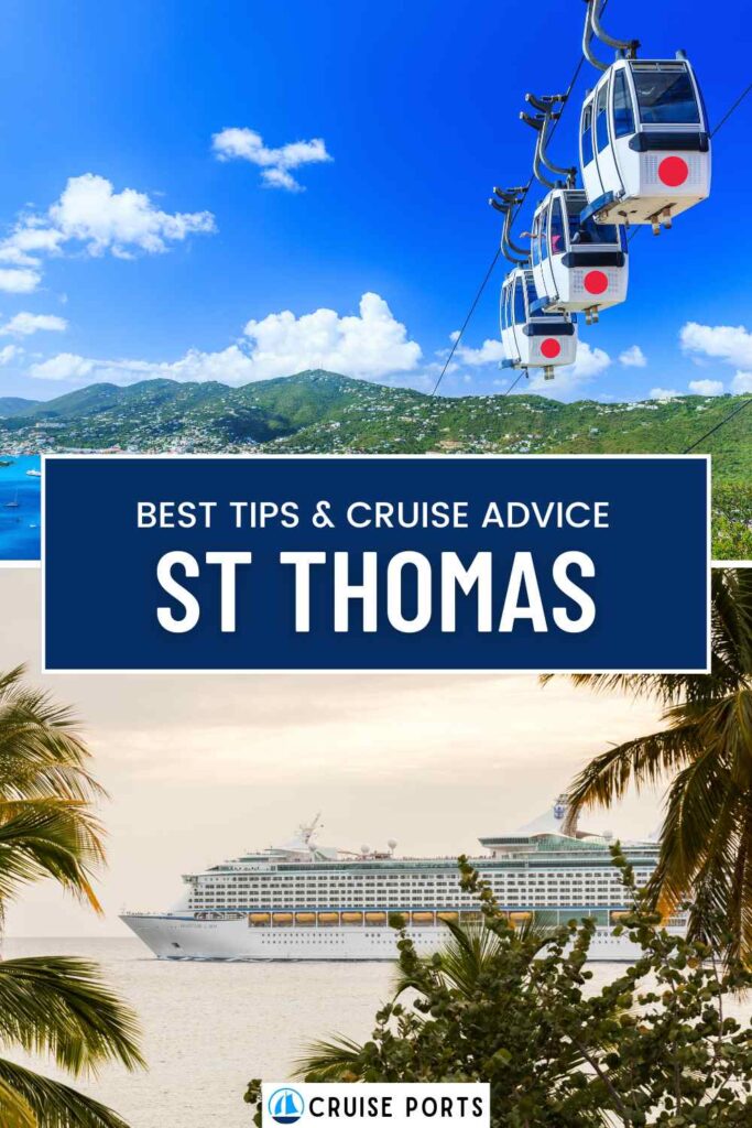 St Thomas cruise port pin