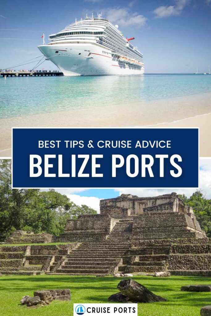 cruise ports in Belize pin