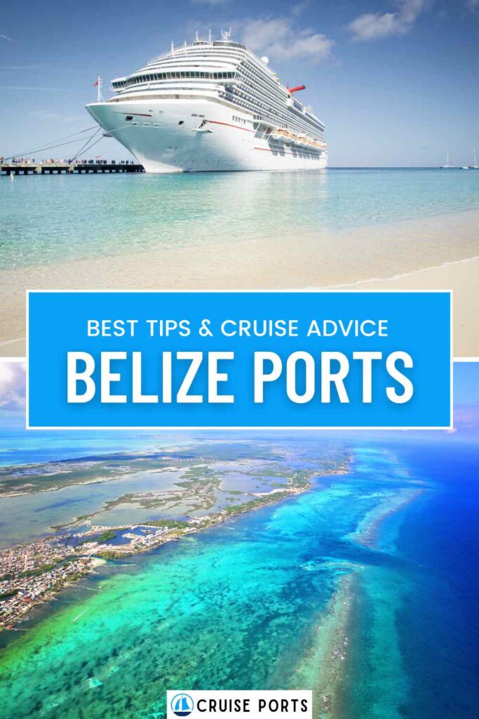 cruise ports in Belize pin