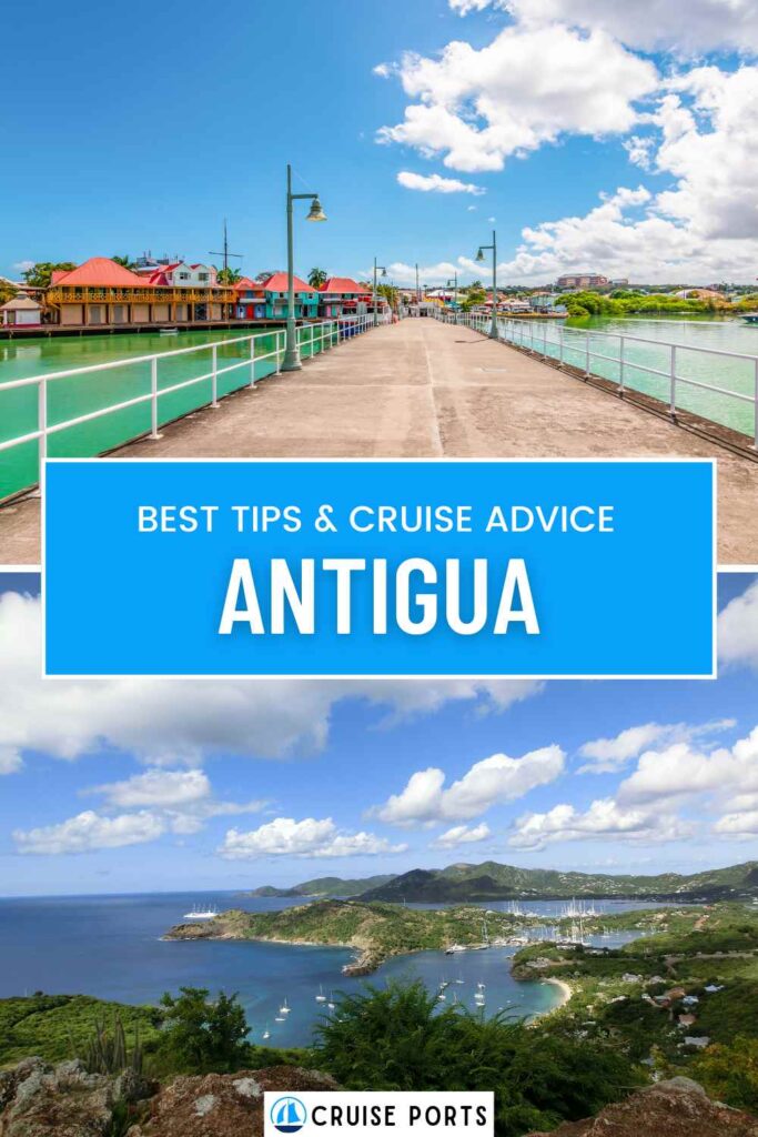 Antigua cruise port pin