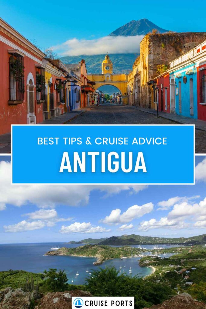 Antigua cruise port pin