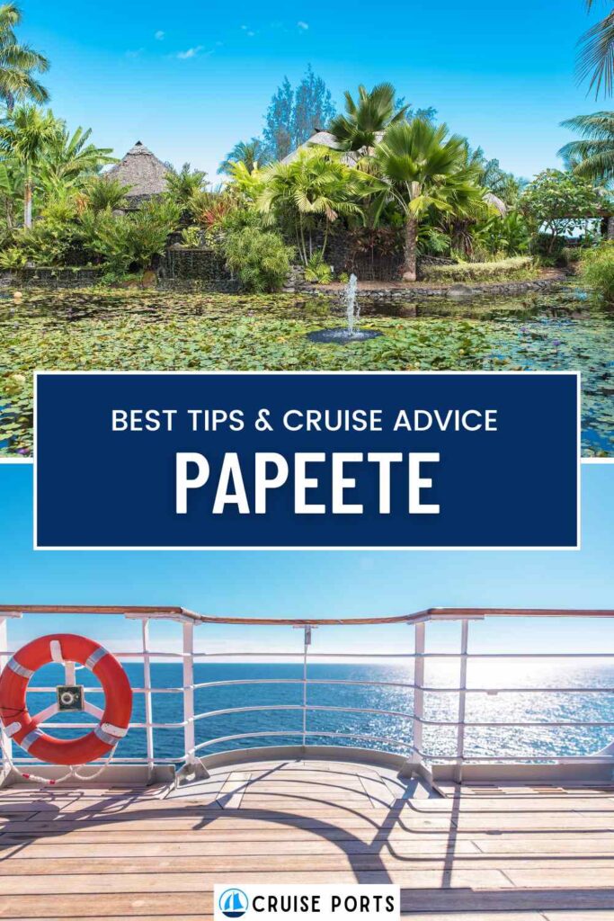 Papeete cruise port pin