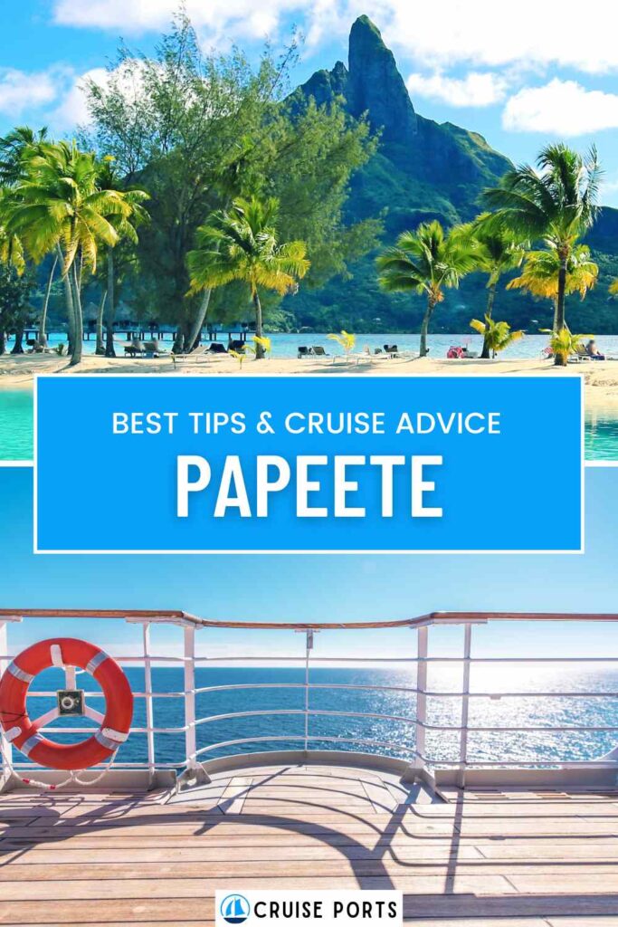 Papeete cruise port pin