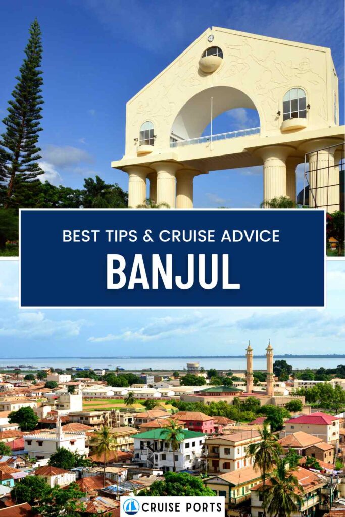 Banjul cruise port pin