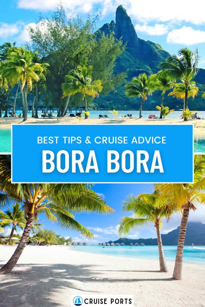 Bora Bora cruise port pin