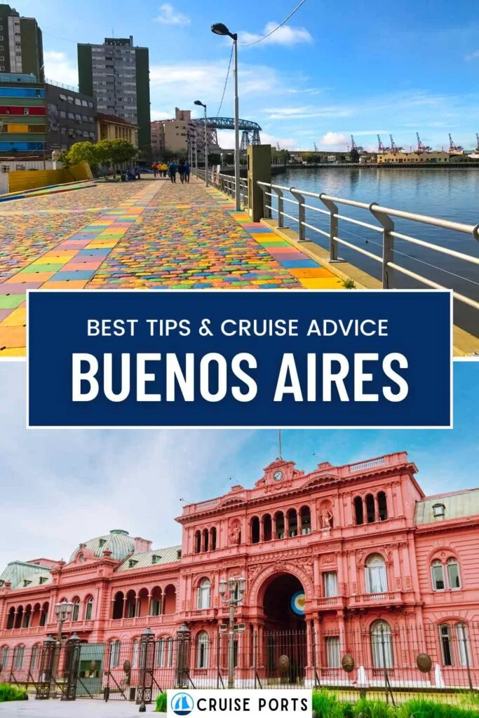 Buenos Aires cruise port pin