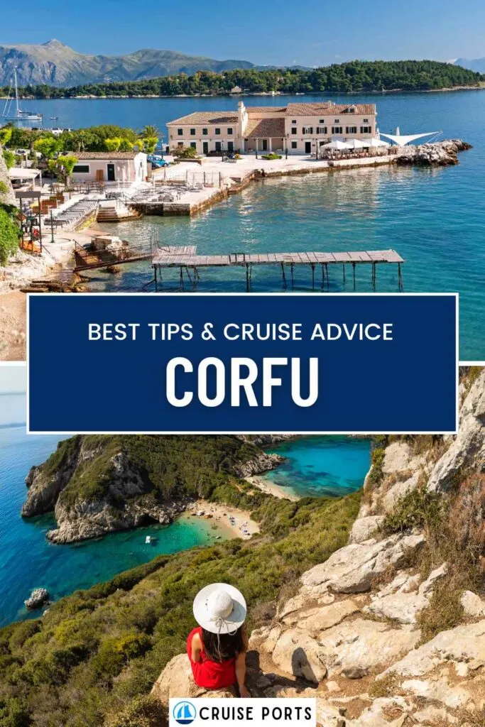 Corfu cruise port pin
