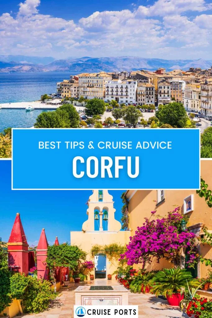 Corfu cruise port pin