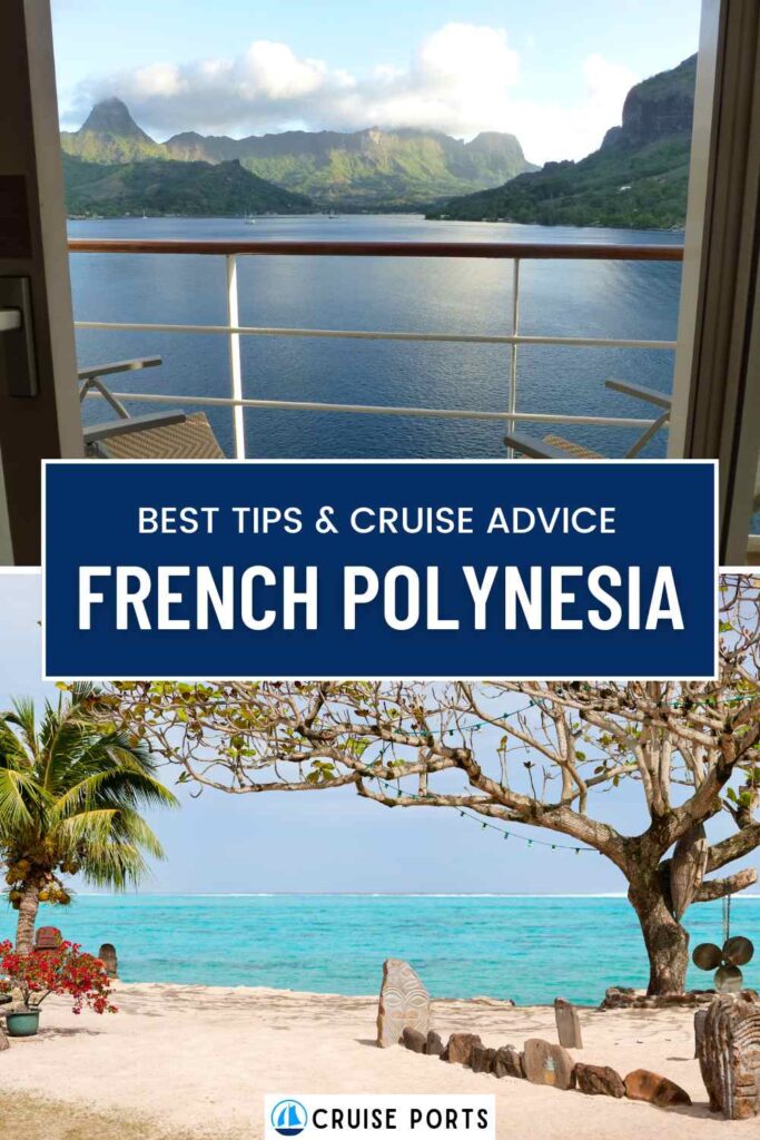 French Polynesia cruise port pin