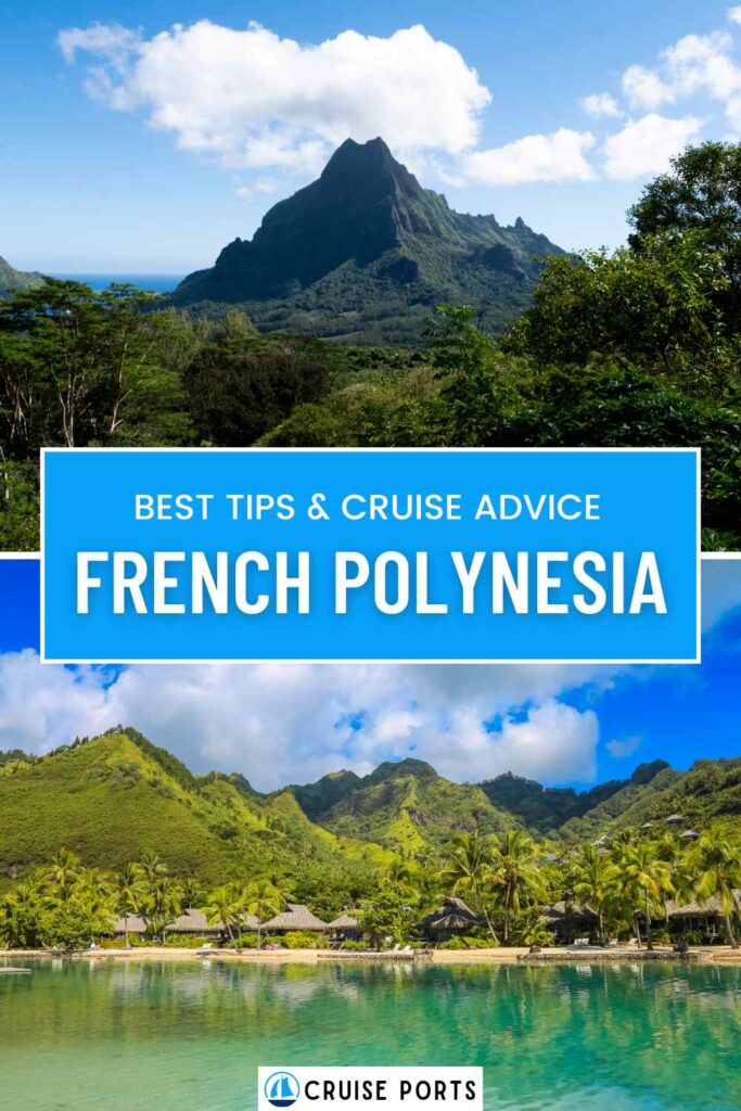 French Polynesia cruise port pin