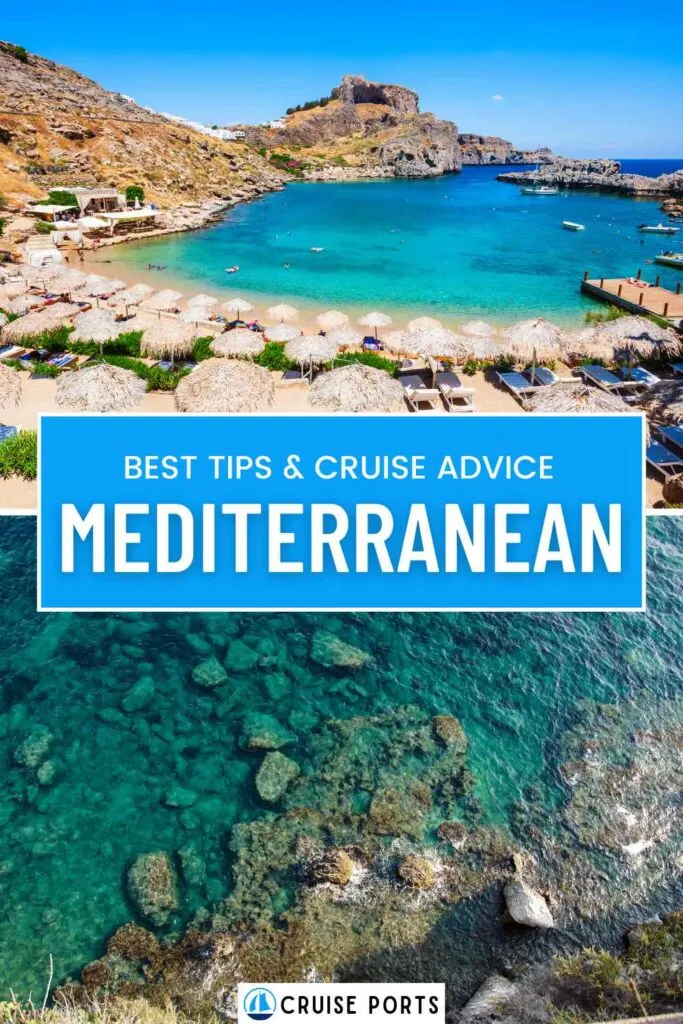Mediterranean cruise port pin