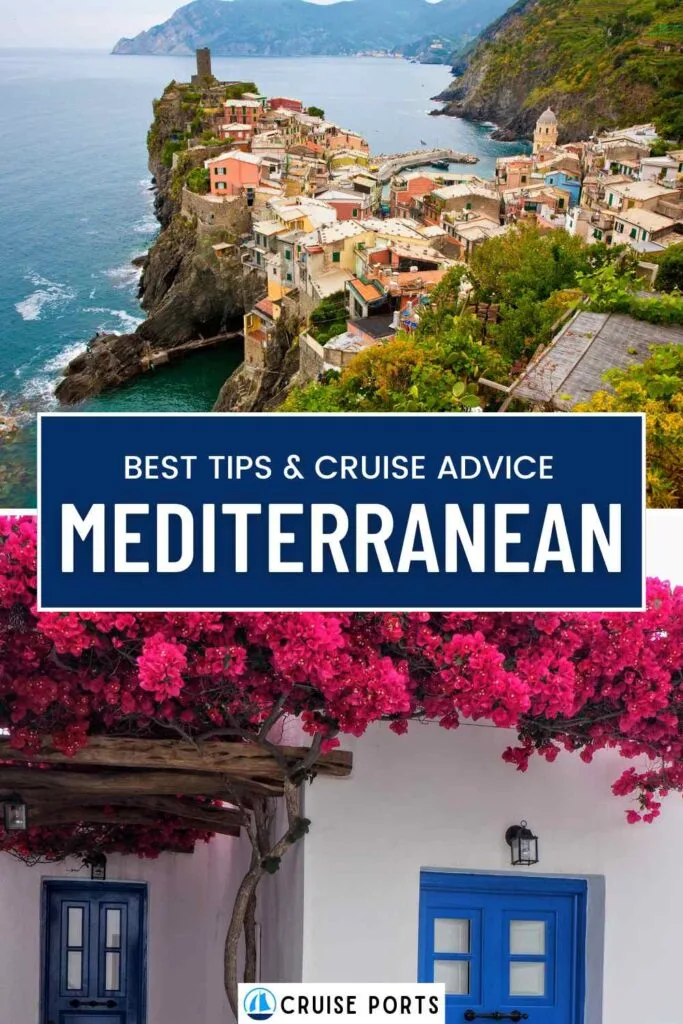 Mediterranean cruise port pin