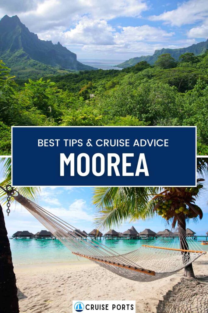 Moorea cruise port pin