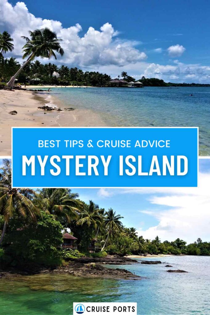 Mystery Island cruise port pin