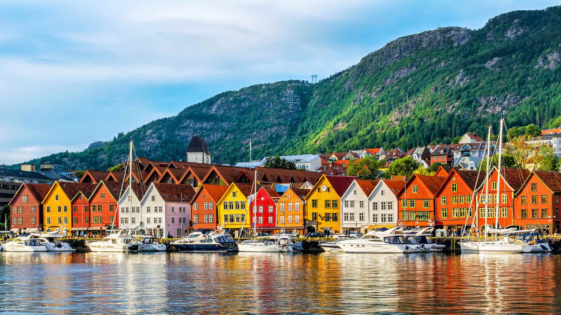 View of the Norway cruise ports area