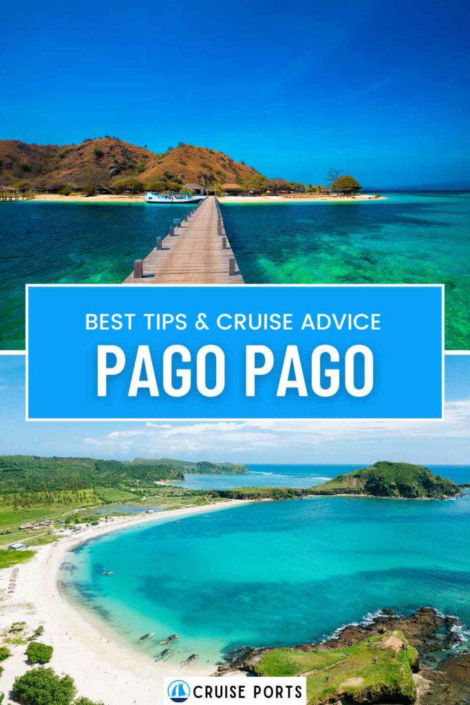 Pago Pago cruise port pin