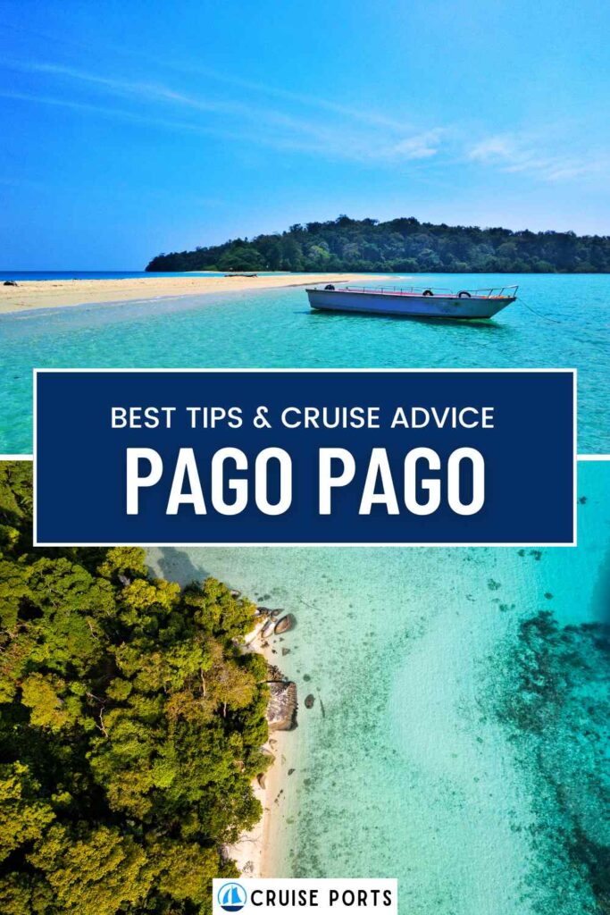 Pago Pago cruise port pin