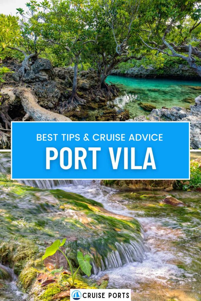 Port Vila cruise port pin