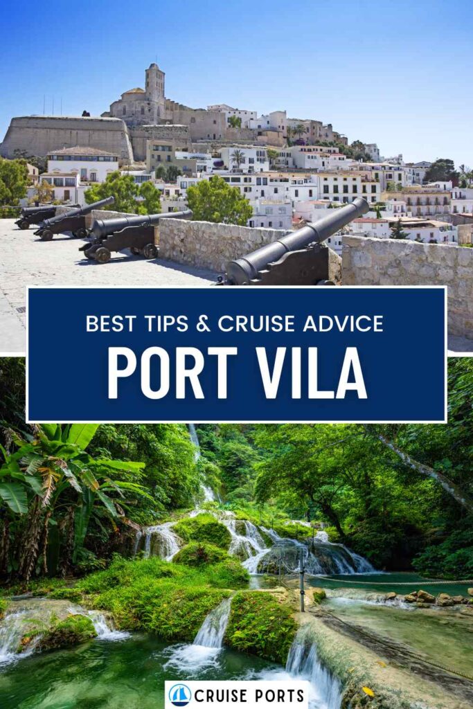 Port Vila cruise port pin