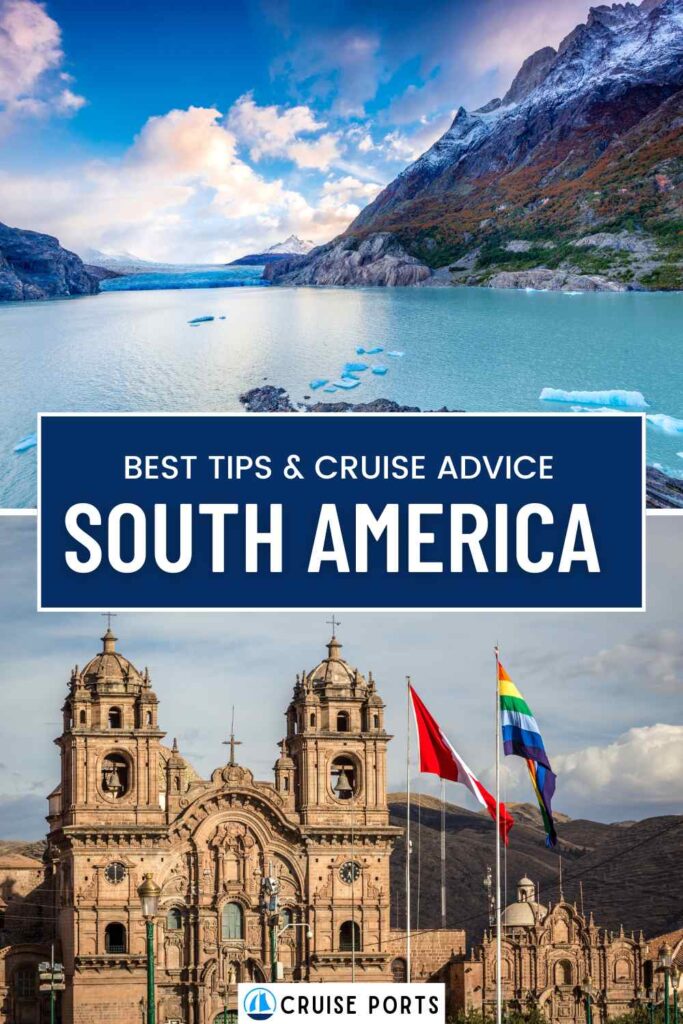 South America cruise port pin