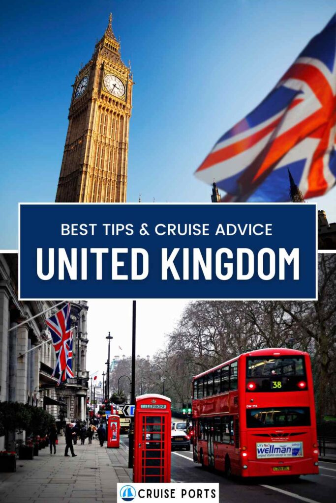 United kingdom cruise port pin