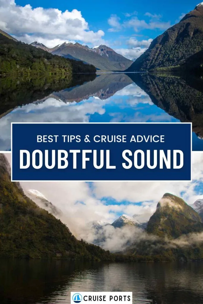 Doubtful Sound cruise port pin