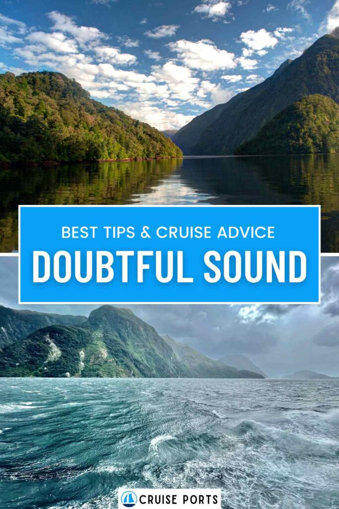 Doubtful Sound cruise port pin