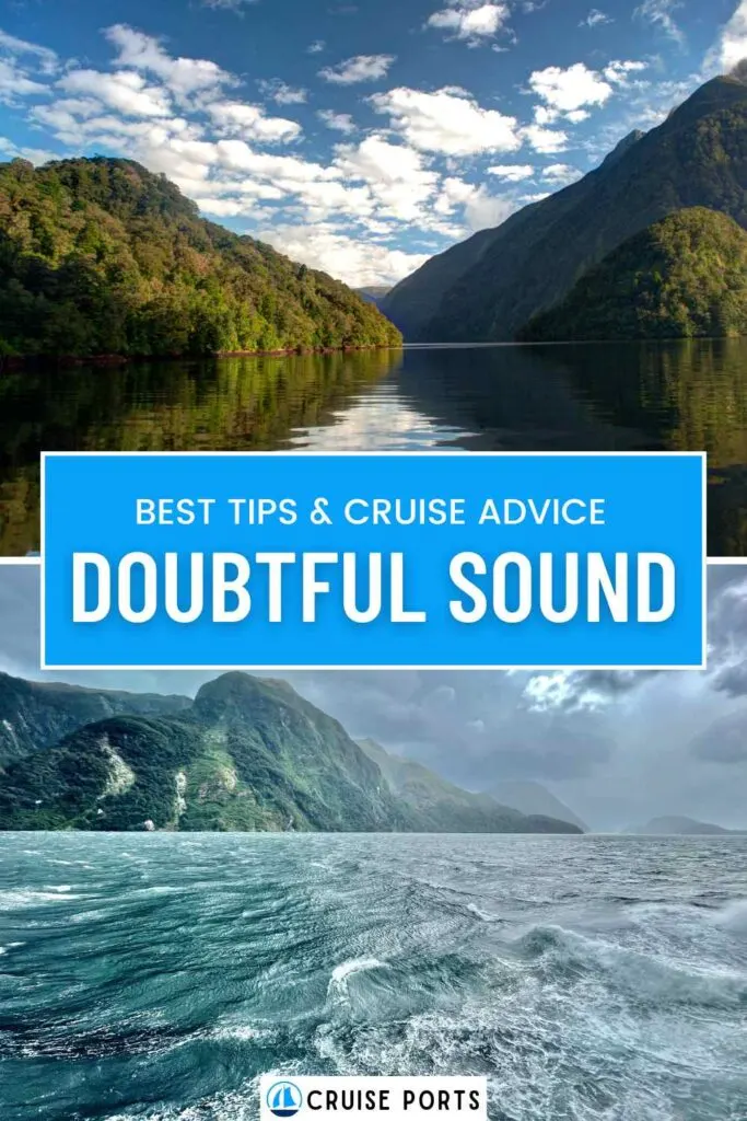 Doubtful Sound cruise port pin