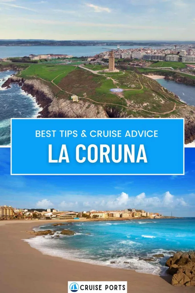La Coruna cruise port pin