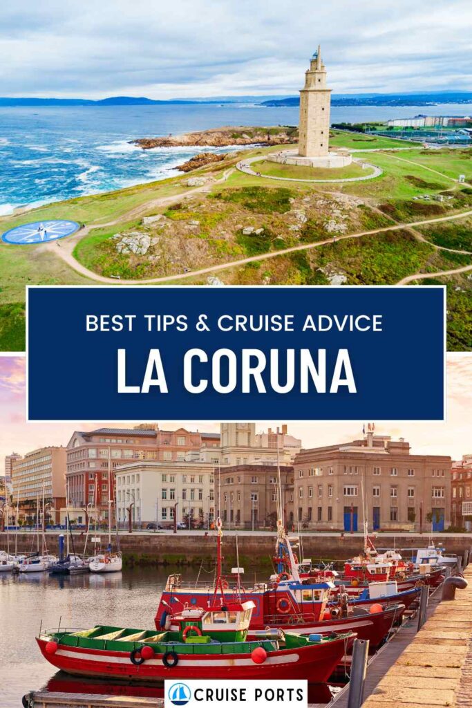 La Coruna cruise port pin