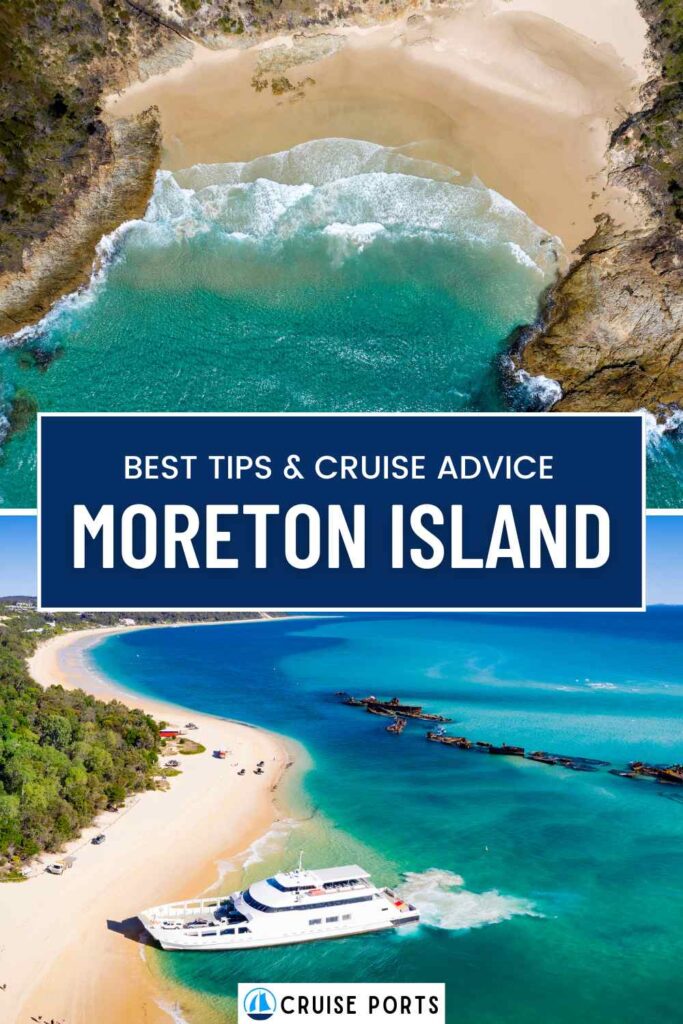 Moreton Island cruise port pin