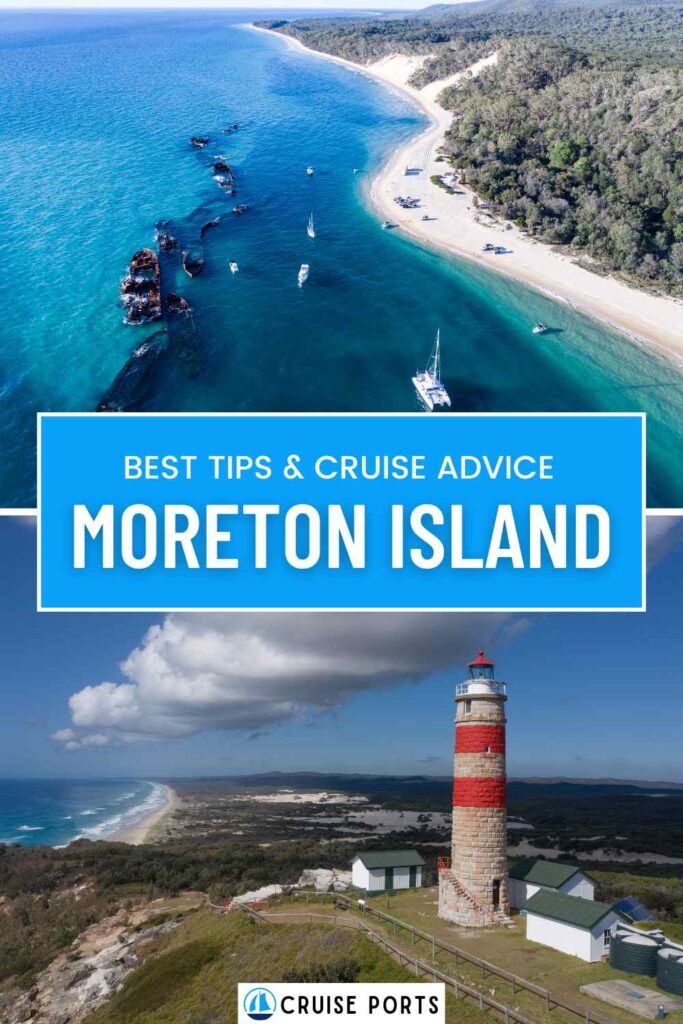 Moreton Island cruise port pin