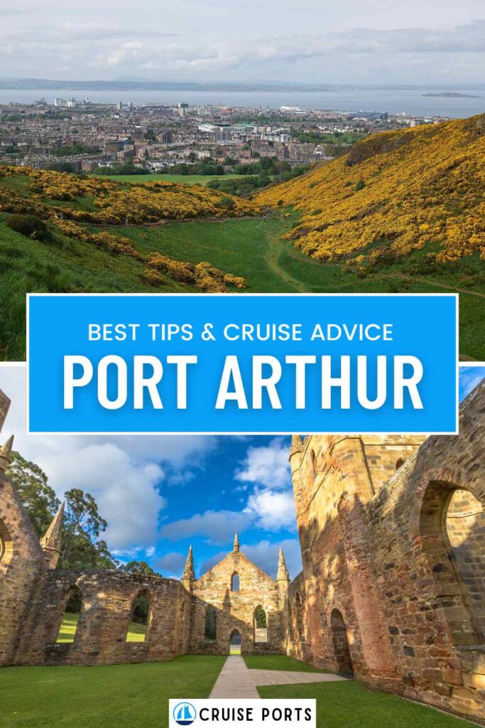 Port Arthur cruise port pin