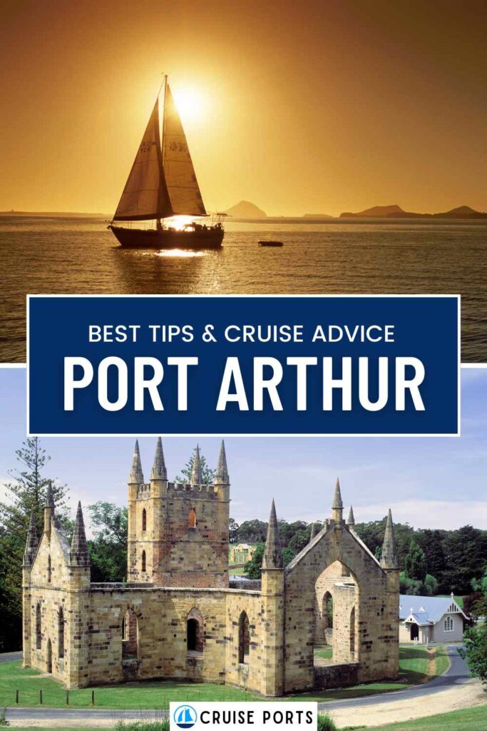 Port Arthur cruise port pin