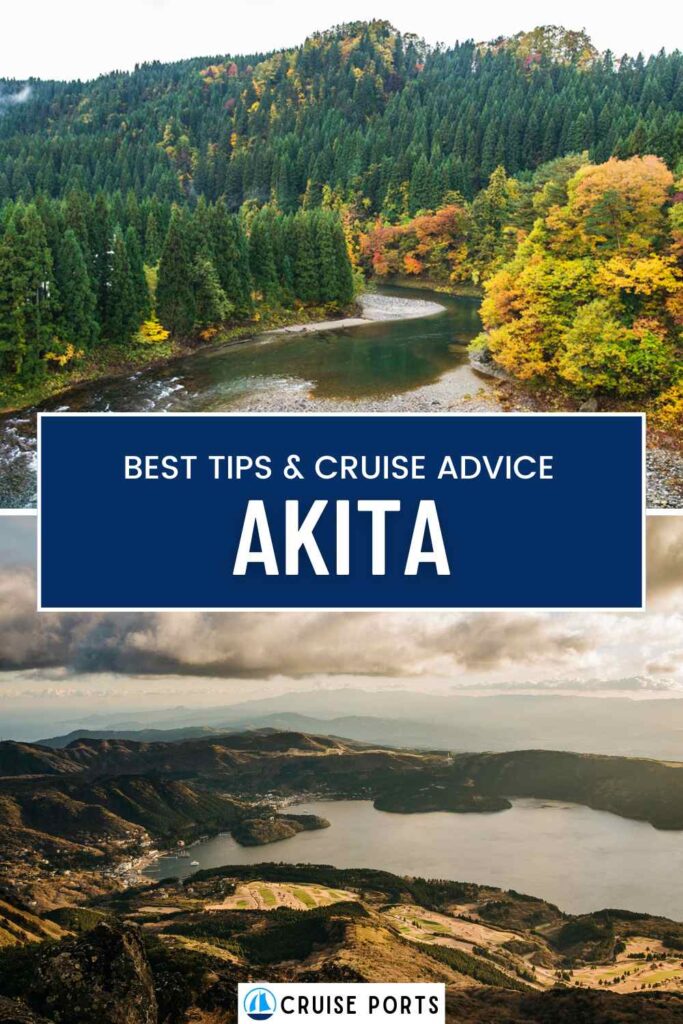 akita cruise port pin