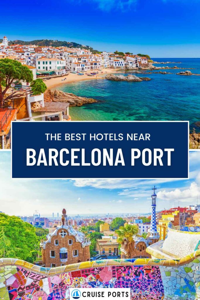 hotels near Barcelona cruise port pin