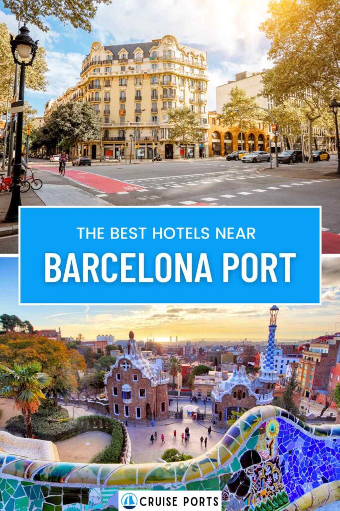 hotels near Barcelona cruise port pin