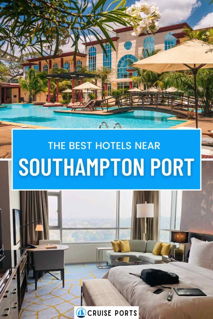 hotels near Southampton cruise port pin