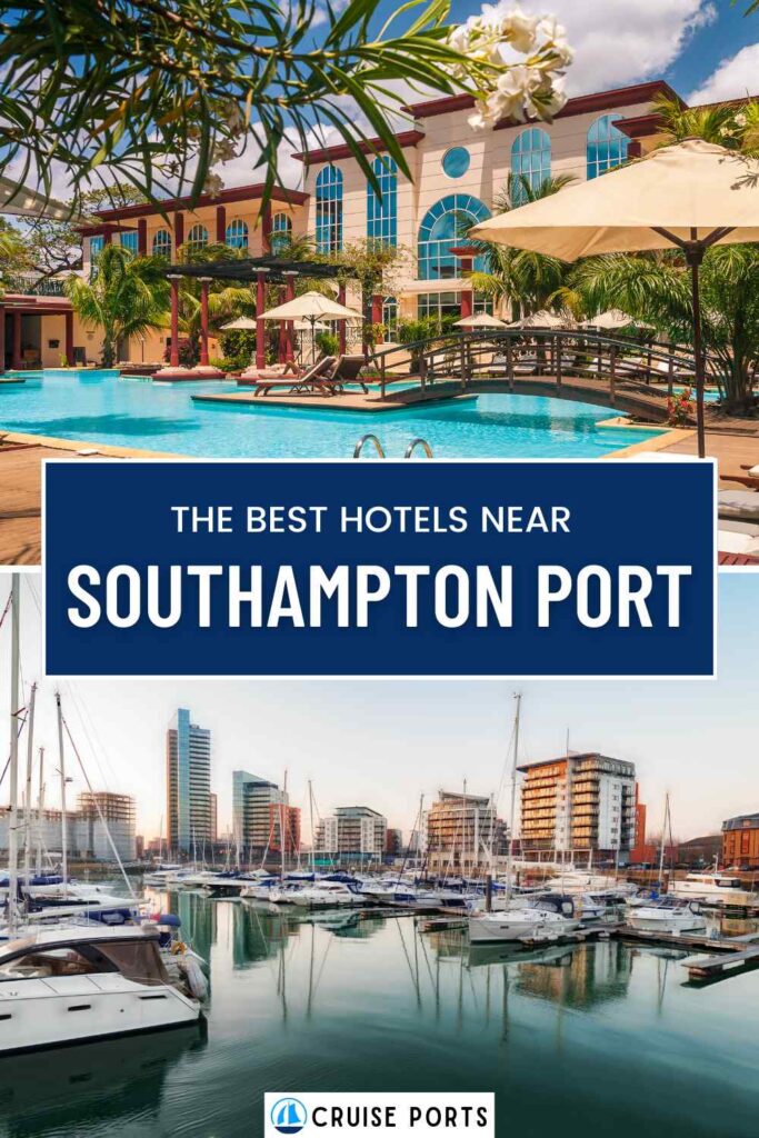 hotels near Southampton cruise port pin