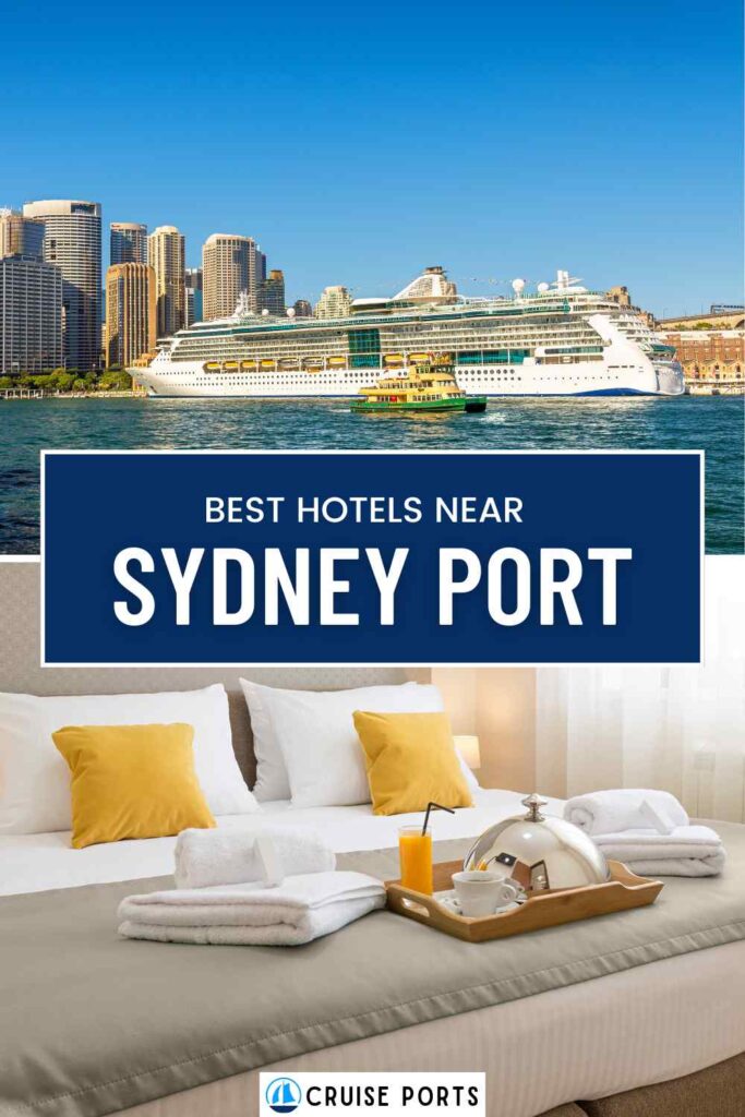 hotels near Sydney cruise port pin