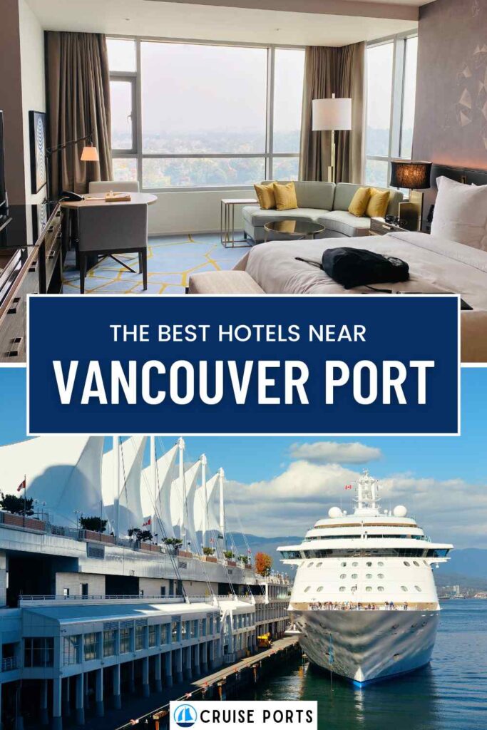 hotels near Vancouver cruise port pin