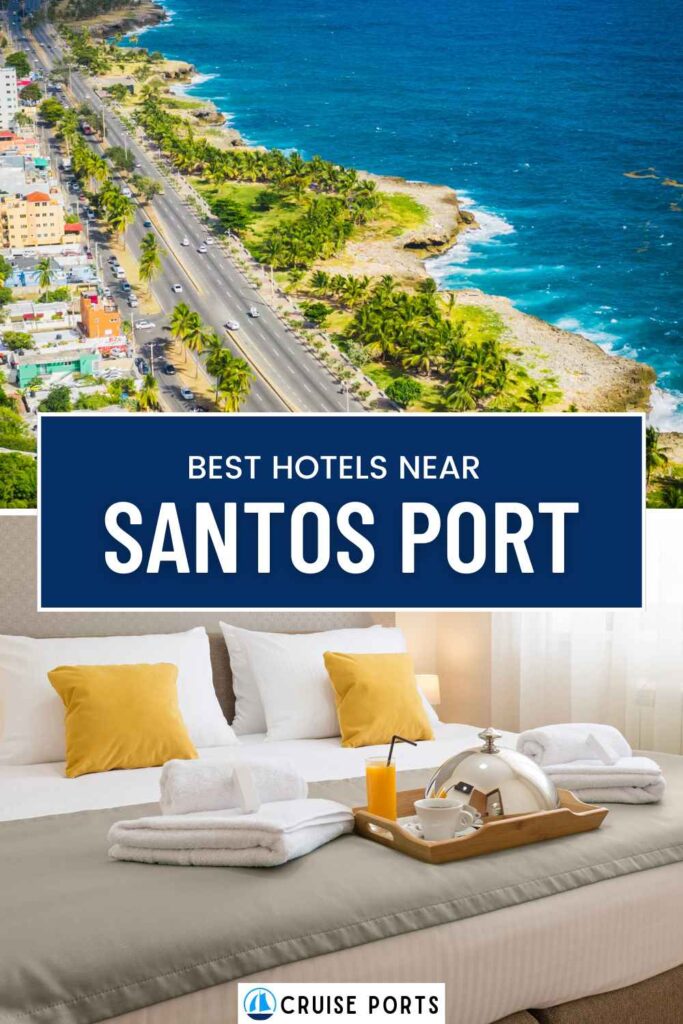 hotels near Santos cruise port pin