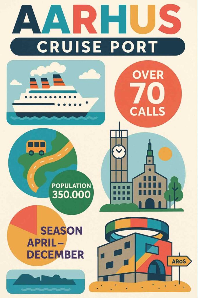Aarhus cruise port pin