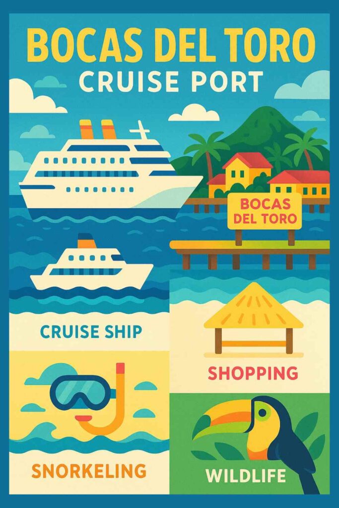 Bocas del Toro cruise port pin