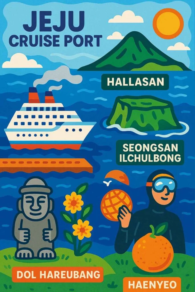 Jeju cruise port pin
