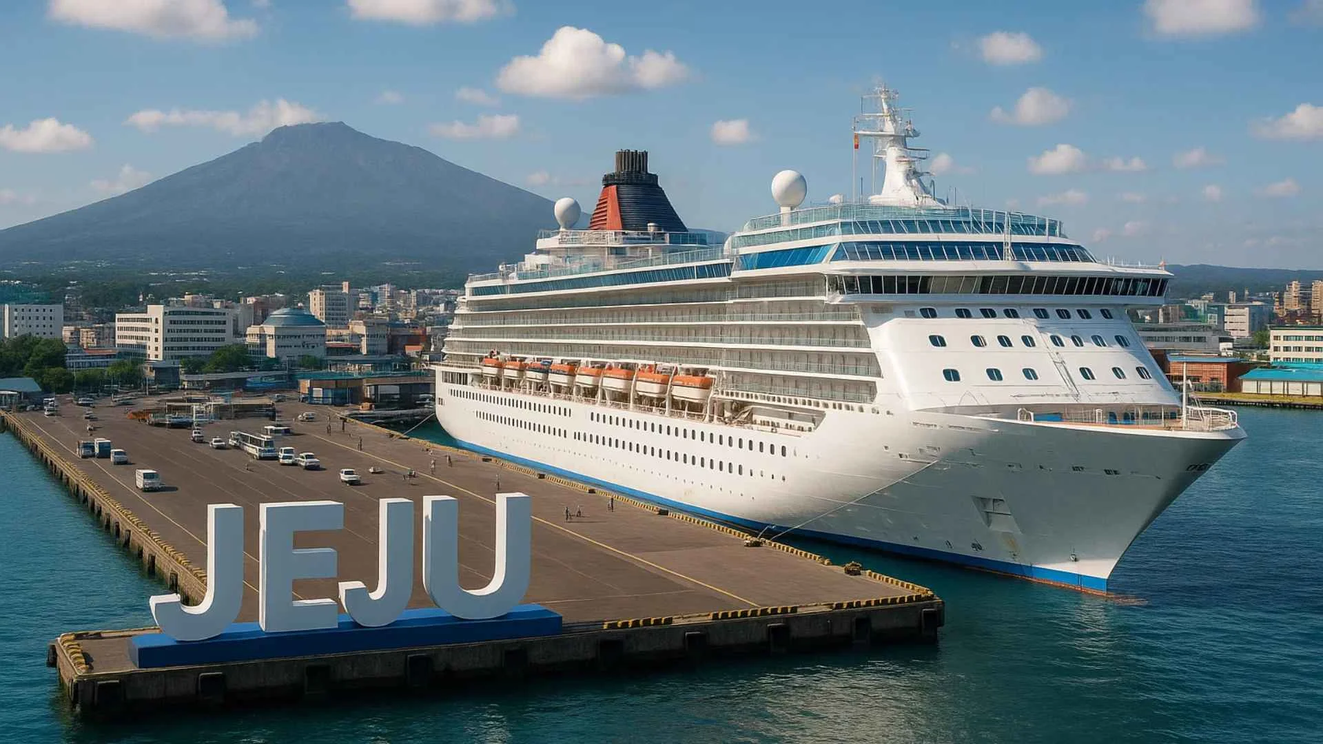Jeju island cruise port