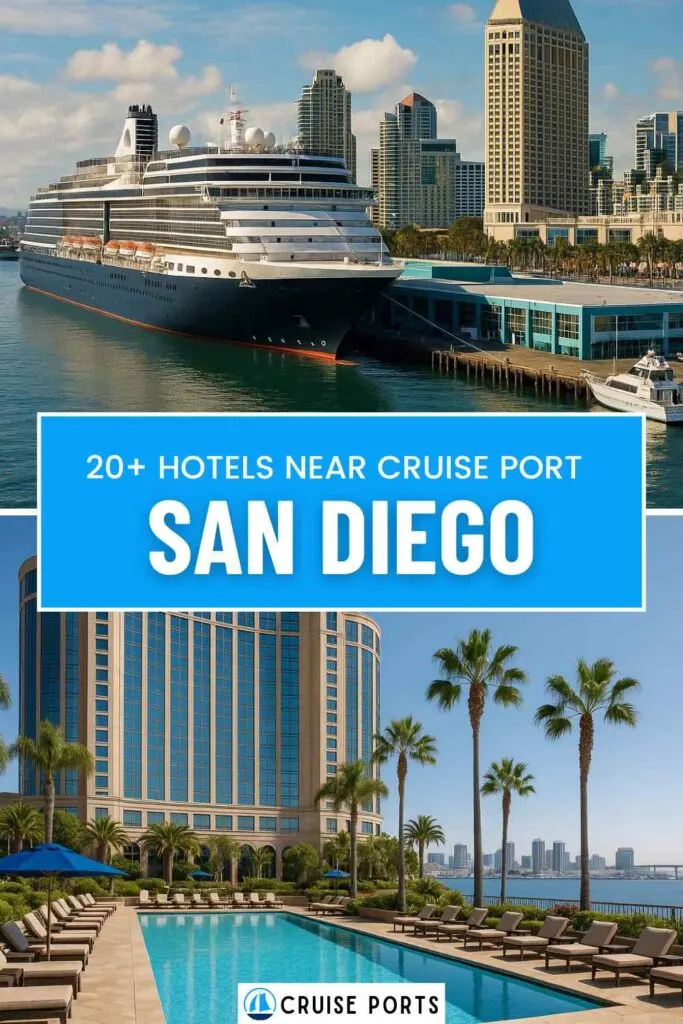 hotels near San Diego cruise port pin